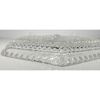 Anchor Hocking Wexford Footed Glass Dish 7.5 Inch Candy Bowl