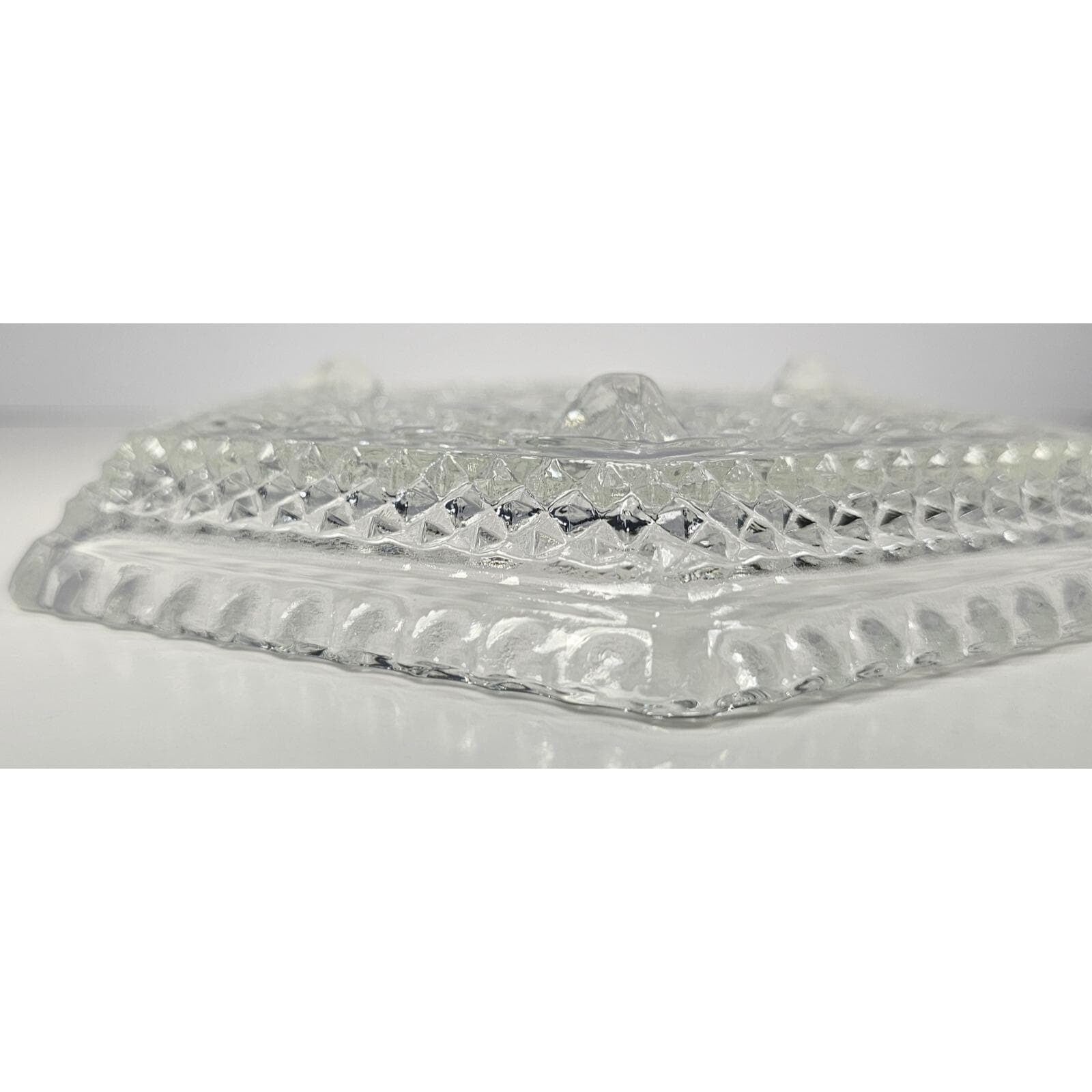Anchor Hocking Wexford Footed Glass Dish 7.5 Inch Candy Bowl