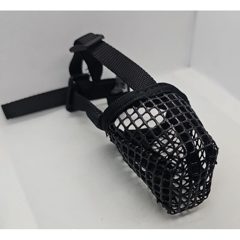 Mayerzon XS Black Dog Muzzle Adjustable Basket Style Pet Accessory