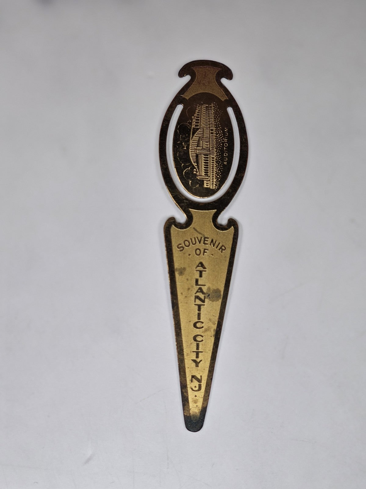 Vintage Atlantic City Souvenir Combination Bookmark & Letter Opener