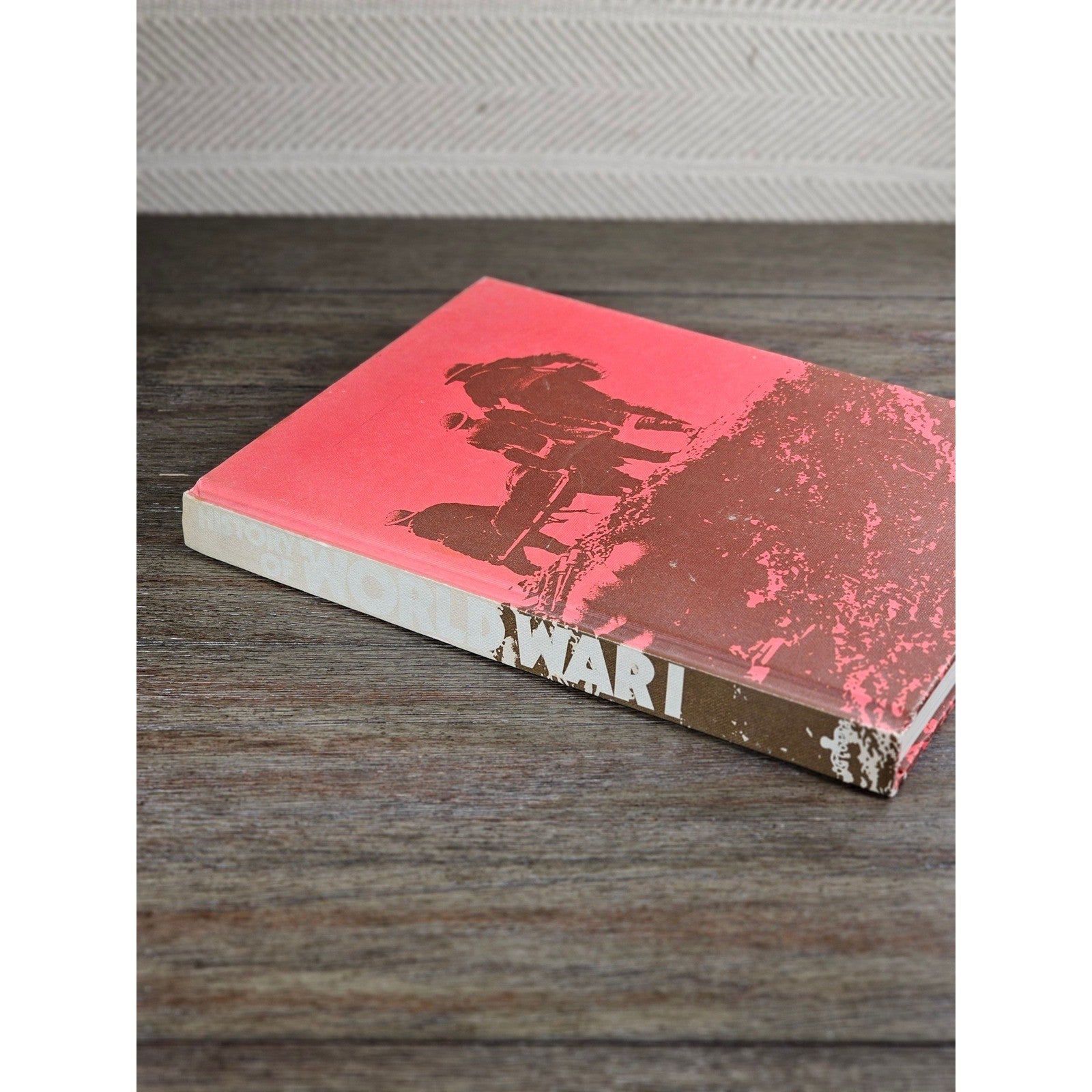Vintage 1974 WWII History Book Octopus Books Red Hardcover