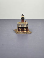 Lenox Miniature Lighthouse Thimble Figurine Rose Island Lighthouse Rhode Island