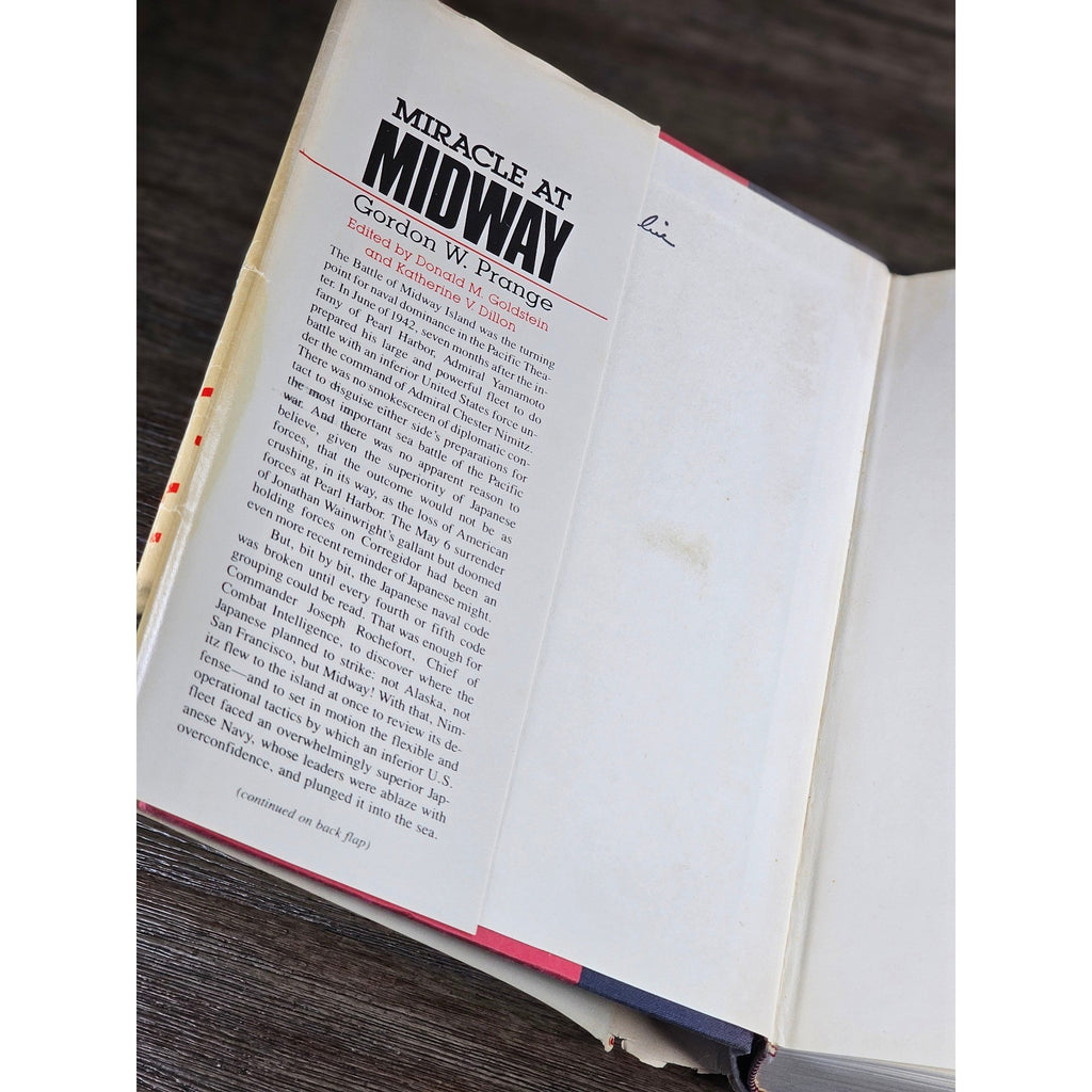 Miracle at Midway 1982 HC Gordon W Prange WWII History w DJ
