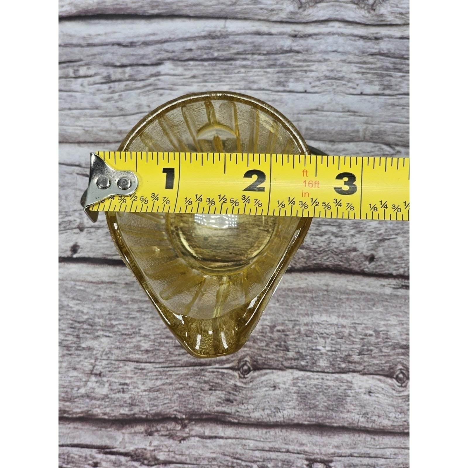 Vintage Hazel Atlas Mini Glass Coal Bucket Set of 2 Toothpick Holders