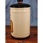 Vintage OGGI Chardonnay Wine Ceramic Canister With Lid 10 In