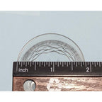 Crystal Cut Cordial Glasses Set of 2 Stemmed 5 Inch