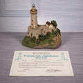 Danbury Mint Portoferráio Lighthouse Figurine COA Elba Island