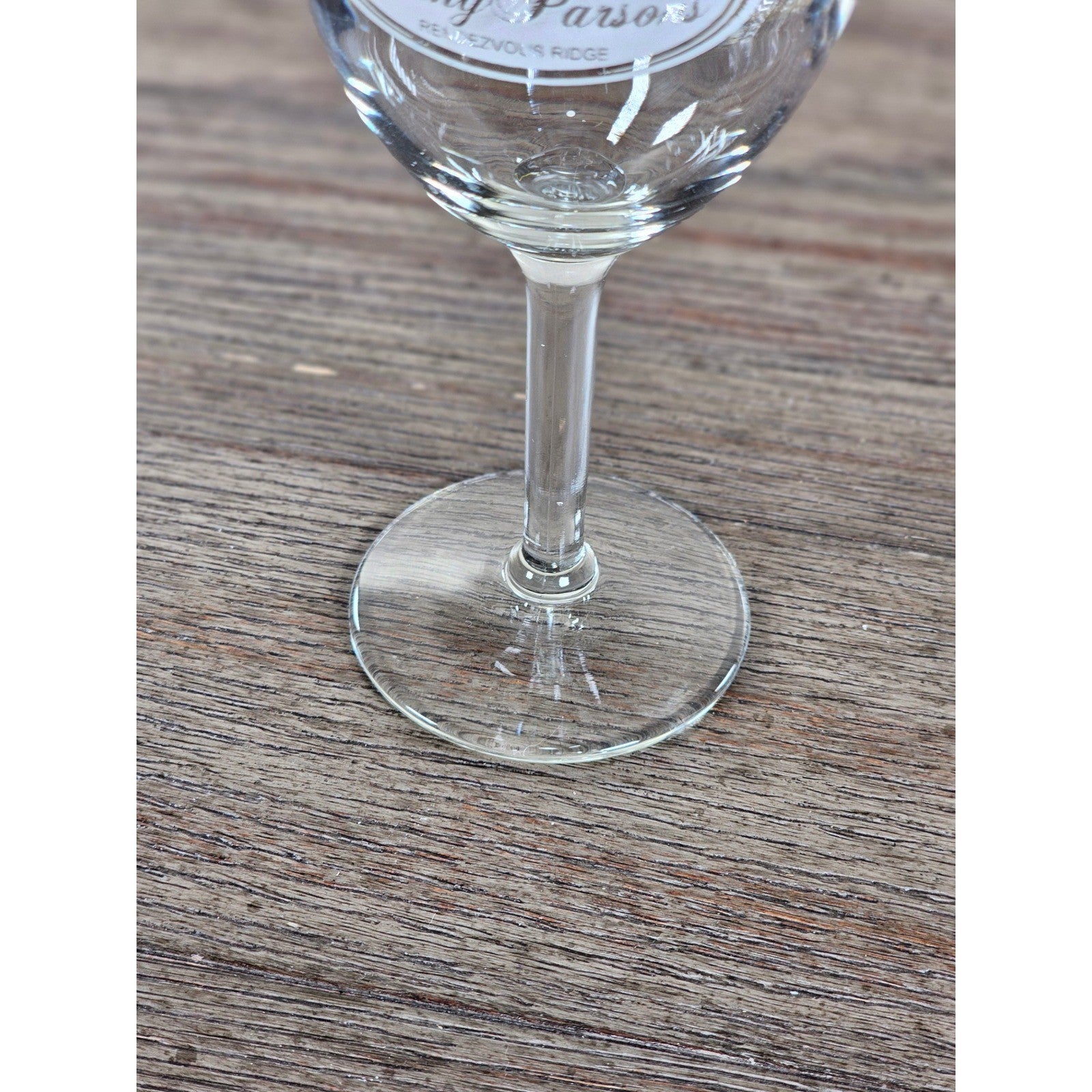 Berry Parsons Rendezvous Ridge 7" Wine Glass Clear Stemware