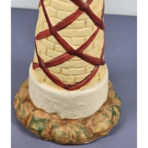 KS Collection Lighthouse Figurine Red Diamond Nautical Decor