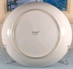 Furio Eden Fruit Motif Oval Platter 11.5″ x 11″ Vintage Porcelain