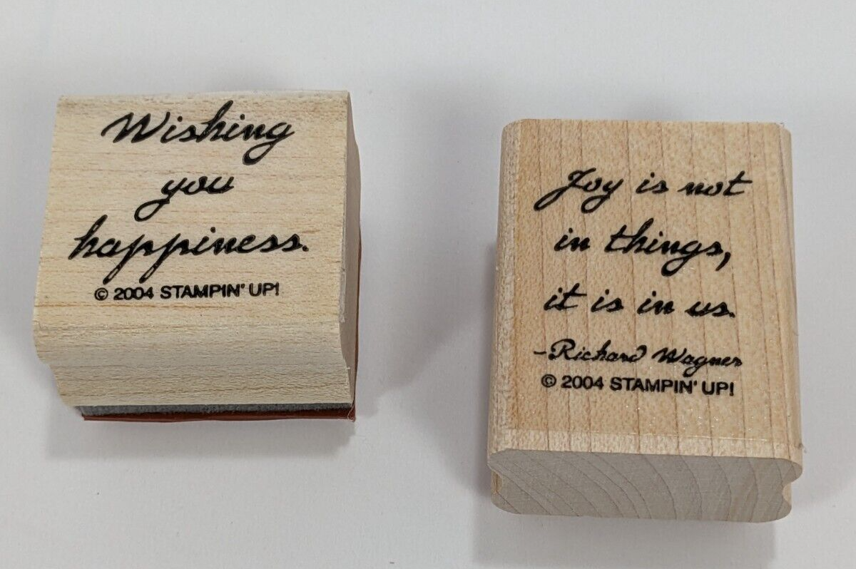 Summer By The Sea Set of 6 Stamps by Stampin Up! 2004