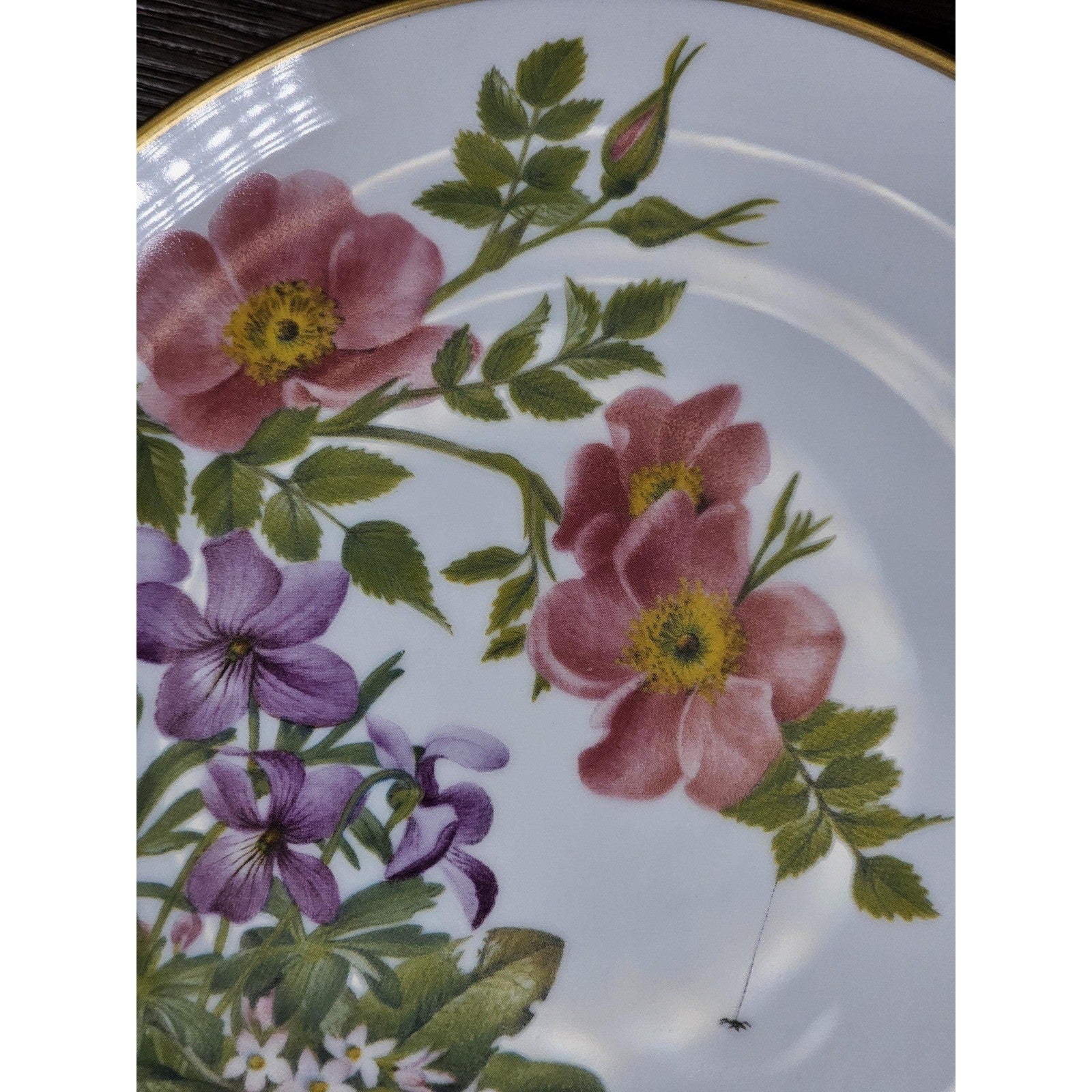 Franklin Mint Cape Cod Wildflowers Plate 1978 Porcelain