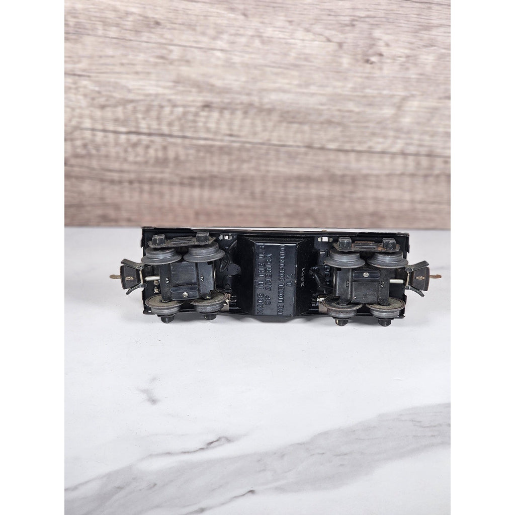 Vintage Lionel 3651 Log Car O Gauge Prewar Train With Original Box
