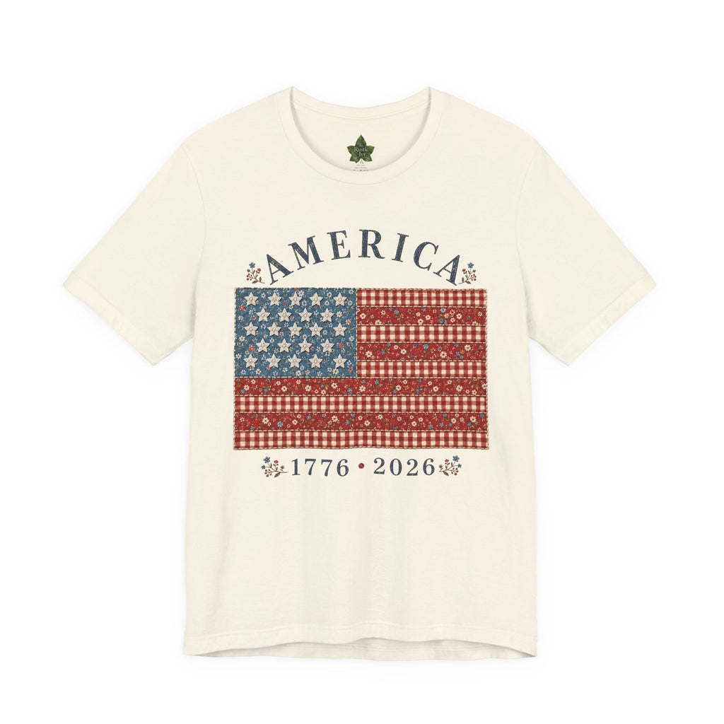 America 1776-2026 Flag Tee | Vintage Stars and Stripes
