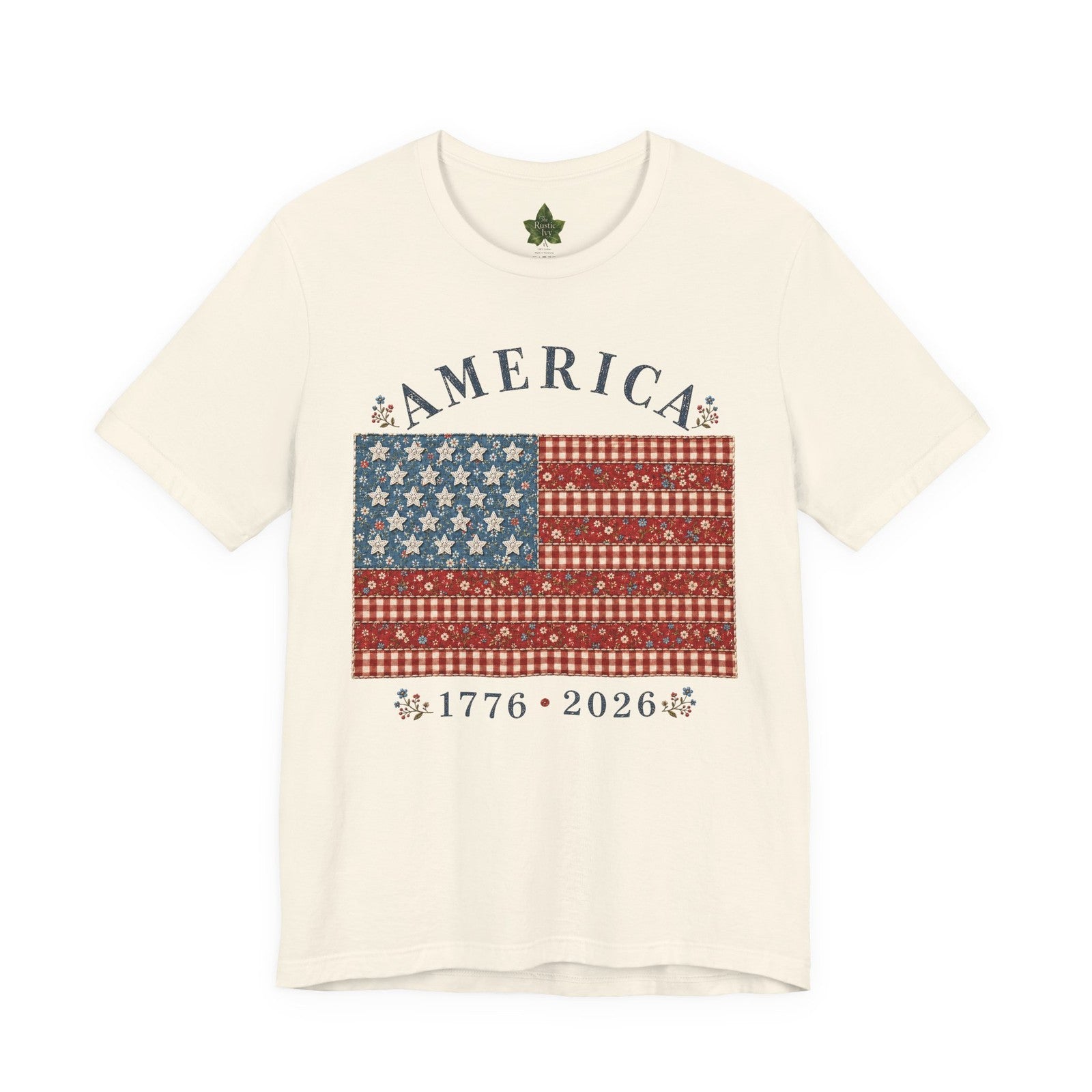 America 1776-2026 Flag Tee | Vintage Stars and Stripes