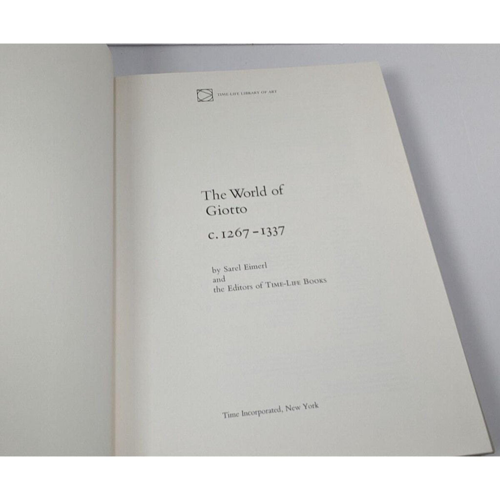 World of Giotto Time Life Art Book 1967 With Slipcover