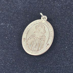 Vintage Sacred Heart & Our Lady of Mt Carmel Medal Pendant