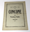 Concone Sheet Music - Melodious Etudes
