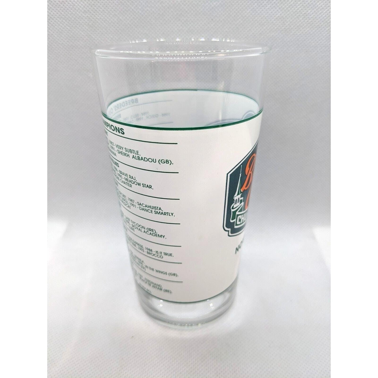 Vintage Breeders Cup 1994 Churchill Downs Racing Glass by Libbey