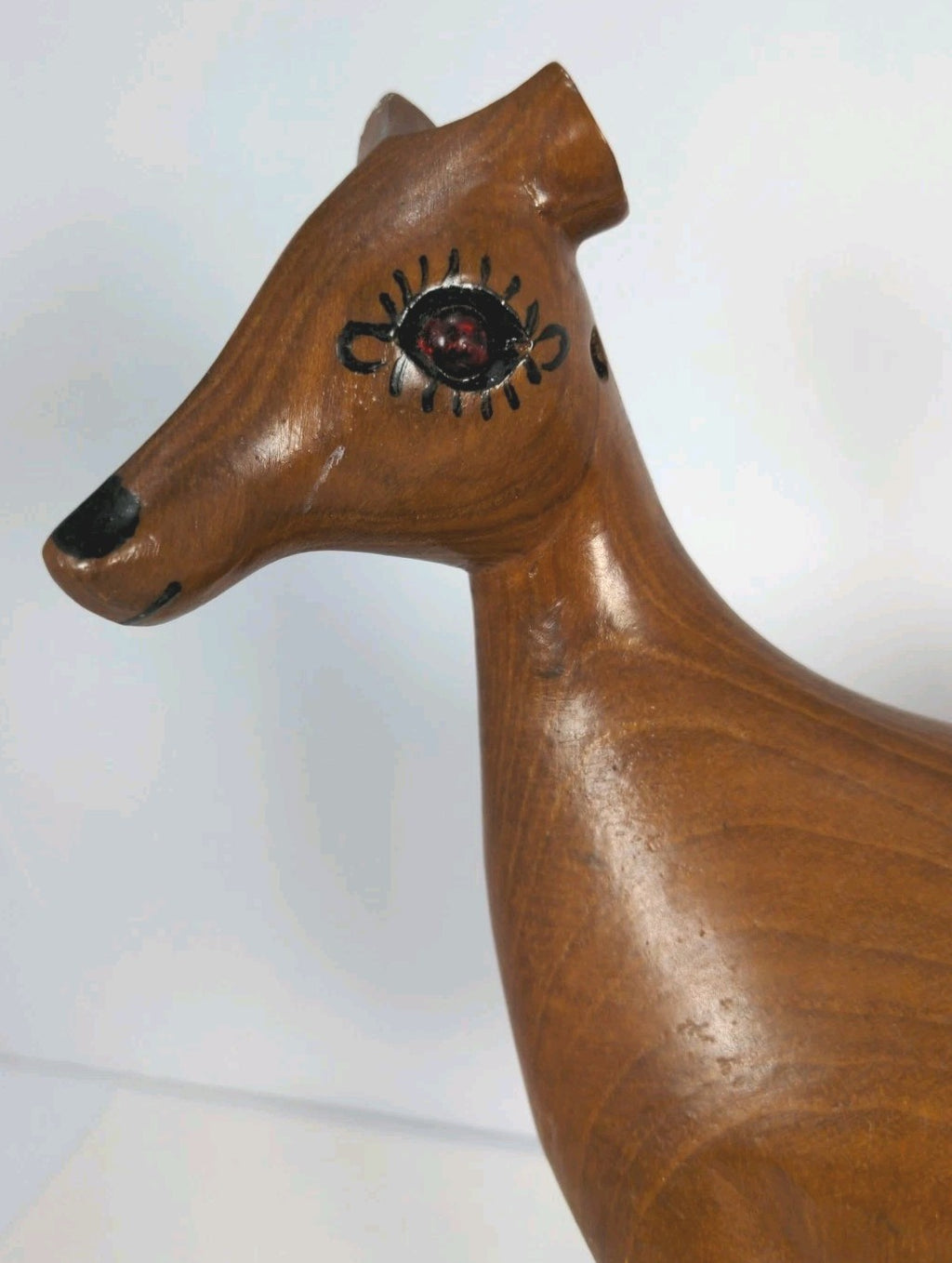 Hand Carved Wood Deer Book Ends – Rustic Wildlife Decorative Accents