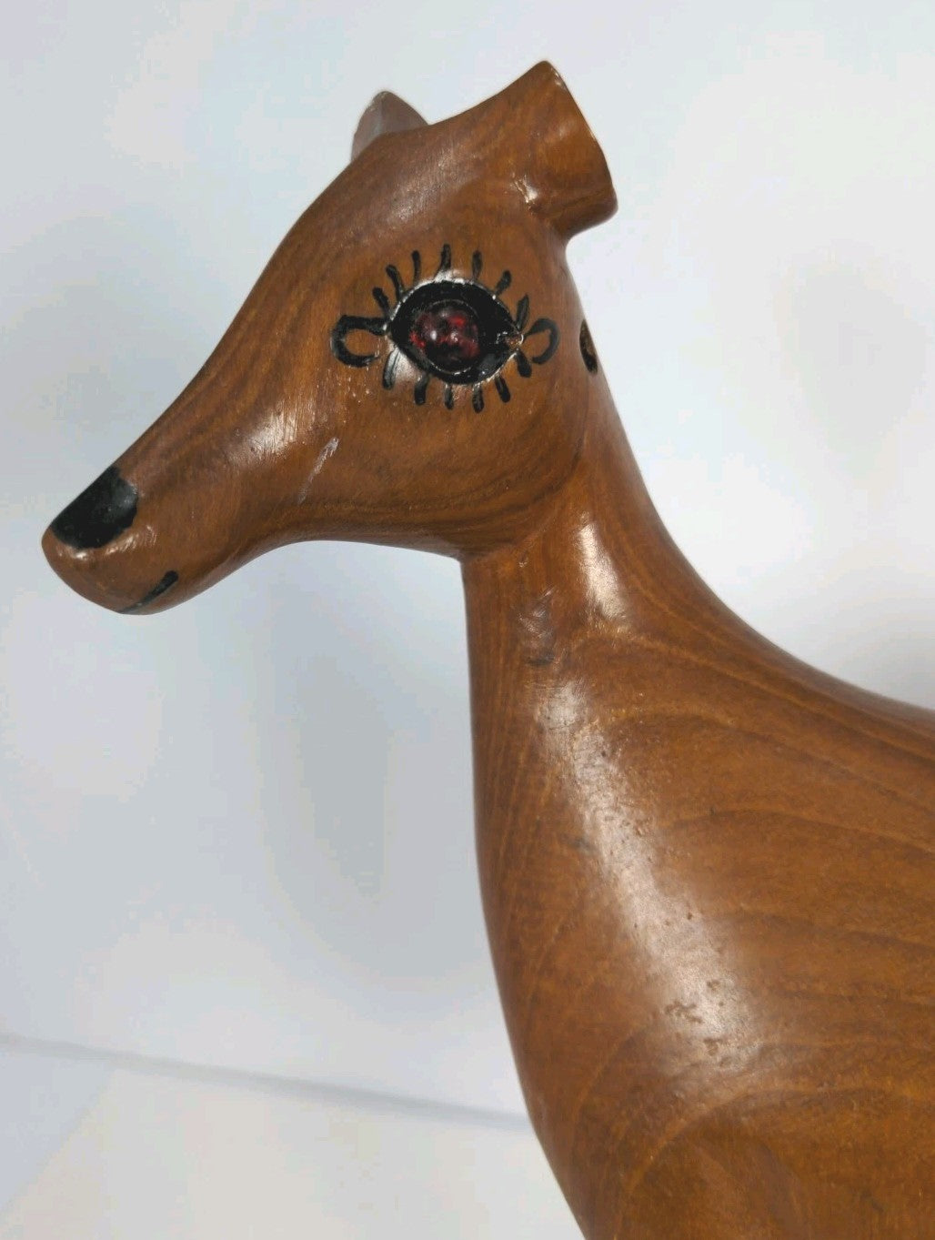 Hand Carved Wood Deer Book Ends – Rustic Wildlife Decorative Accents