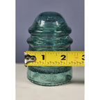 Vintage Hemingray No 12 Glass Insulator Aqua Blue 1893 Patent