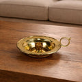 Vintage Brass Chamberstick Candle Holder with Handle