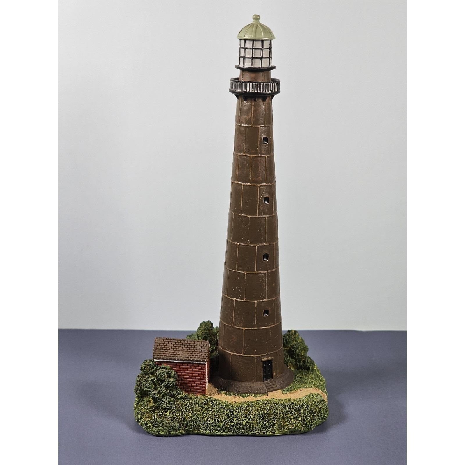 Lefton Point Bolivar Lighthouse Figurine 1990 Coastal Decor
