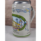 German Beer Stein Lowenbrau Oktoberfest Rastal Pewter Lid