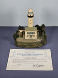 Danbury Mint Kan Non Zaki Lighthouse Sculpture Japan Collection W/ COA