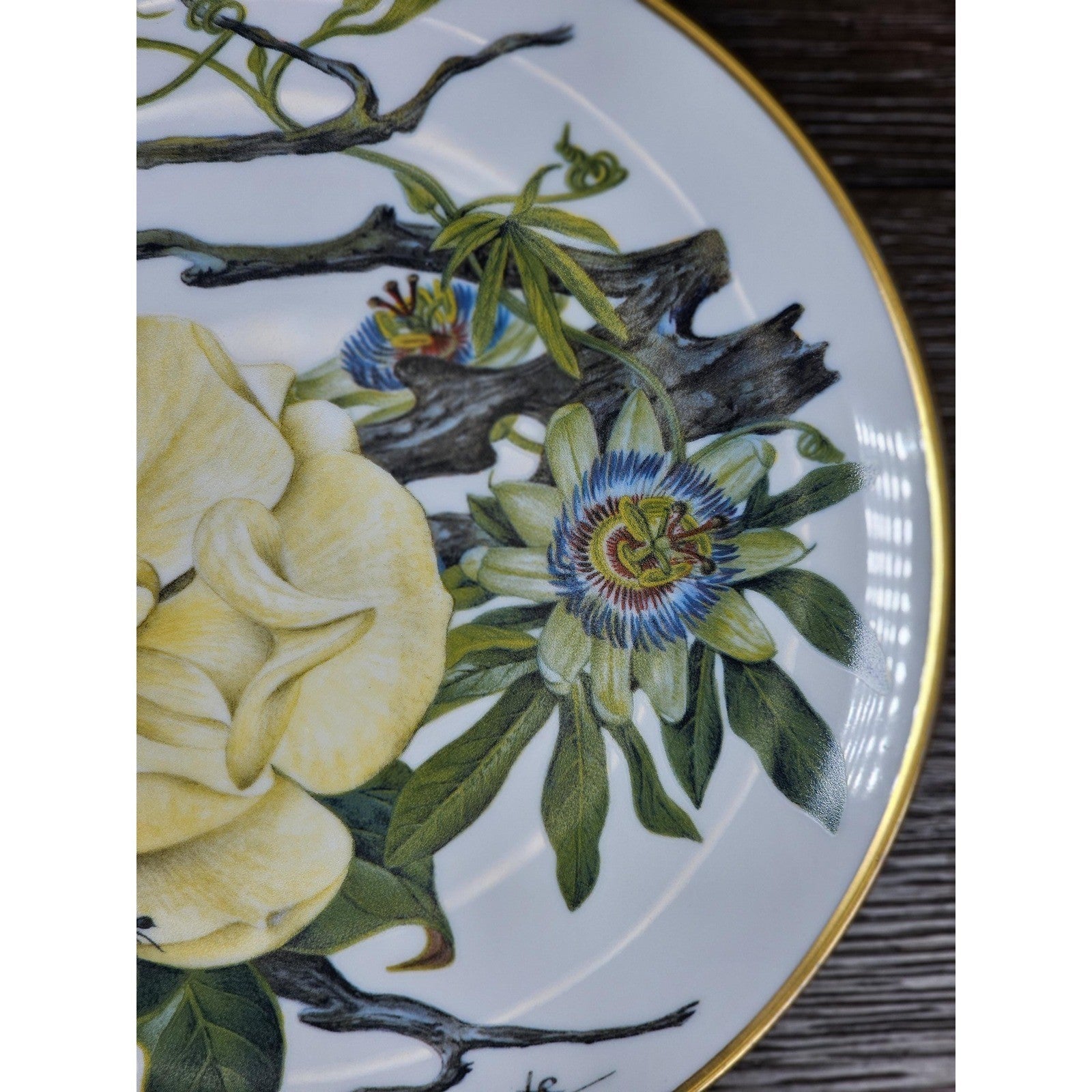 Franklin Mint Mississippi Delta Wildflowers Plate 1978