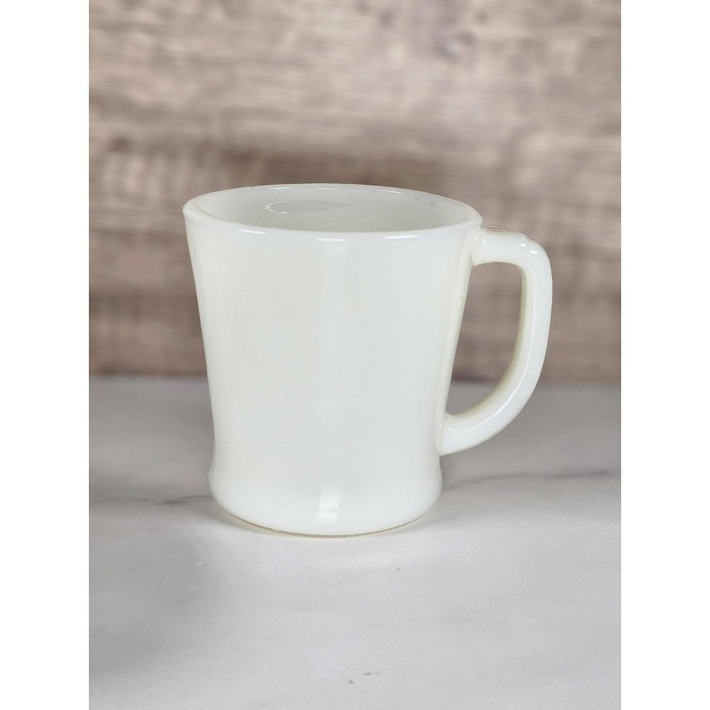 Vintage Anchor Hocking Milk Glass Mug & Bowl Set | Classic White