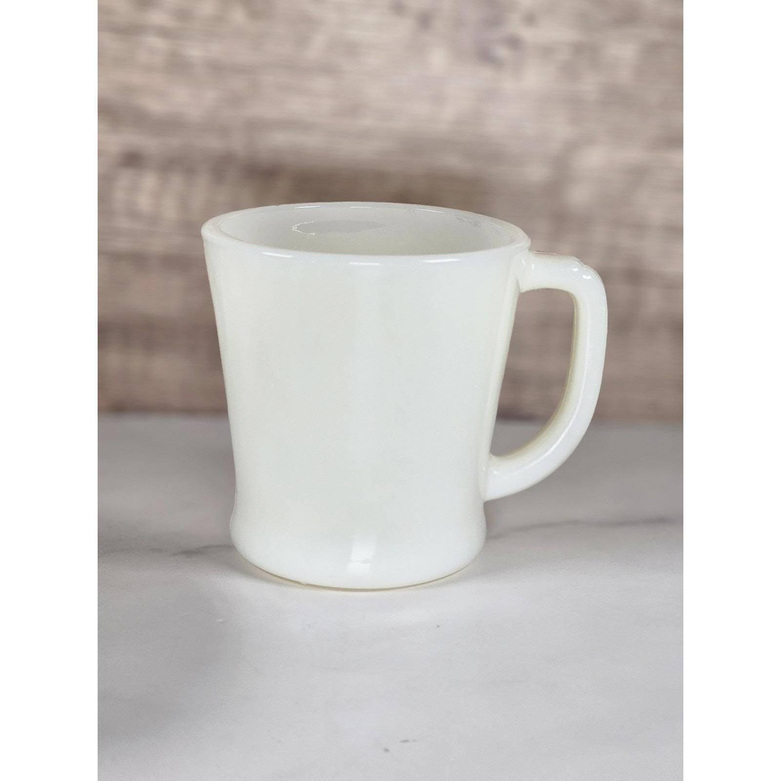 Vintage Anchor Hocking Milk Glass Mug & Bowl Set | Classic White