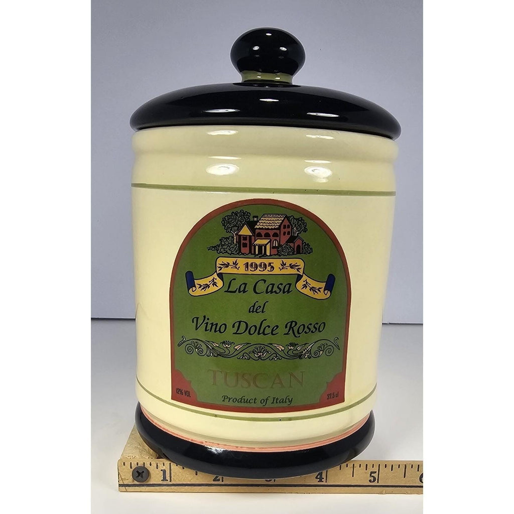 Oggi La Casa del Vino Dolce Rosso Canister With Lid