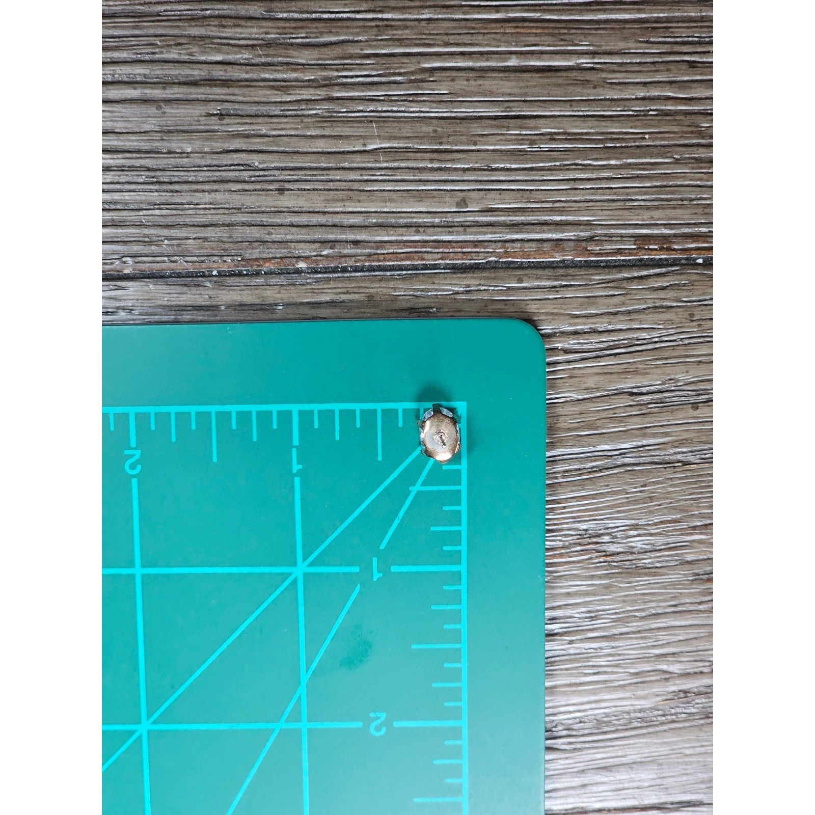 Vintage Oval Clear Rhinestone Stud Earrings Gold Tone