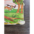Vintage 1981 Walt Disney The Fox Finds a Friend Golden Sturdy Shape Book Tod