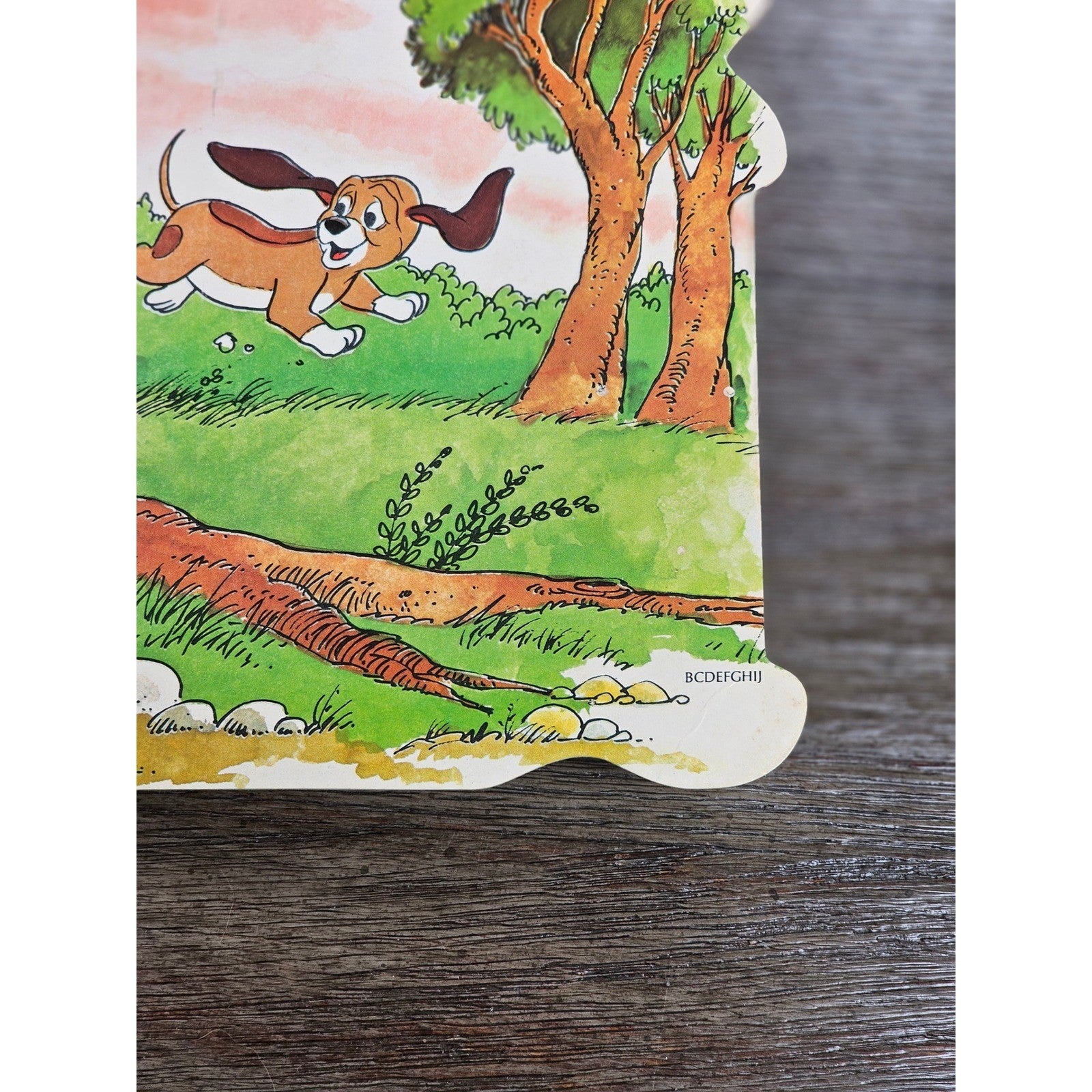 Vintage 1981 Walt Disney The Fox Finds a Friend Golden Sturdy Shape Book Tod