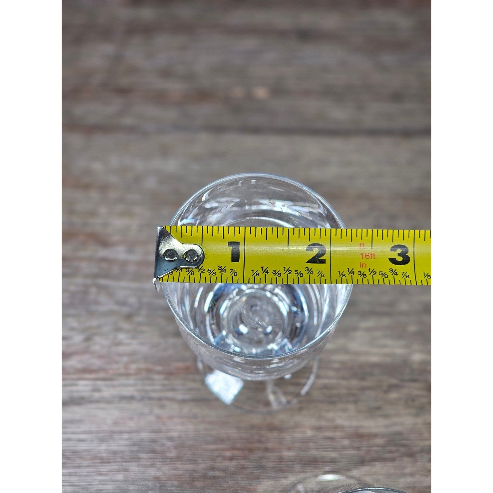 Vintage Twisted Stem Champagne Flutes Set of 2 Clear Glass 9.5 Inch