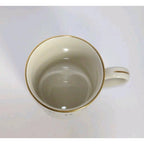 Vintage Lenox PBS Porcelain Coffee Mug Gold Trim USA