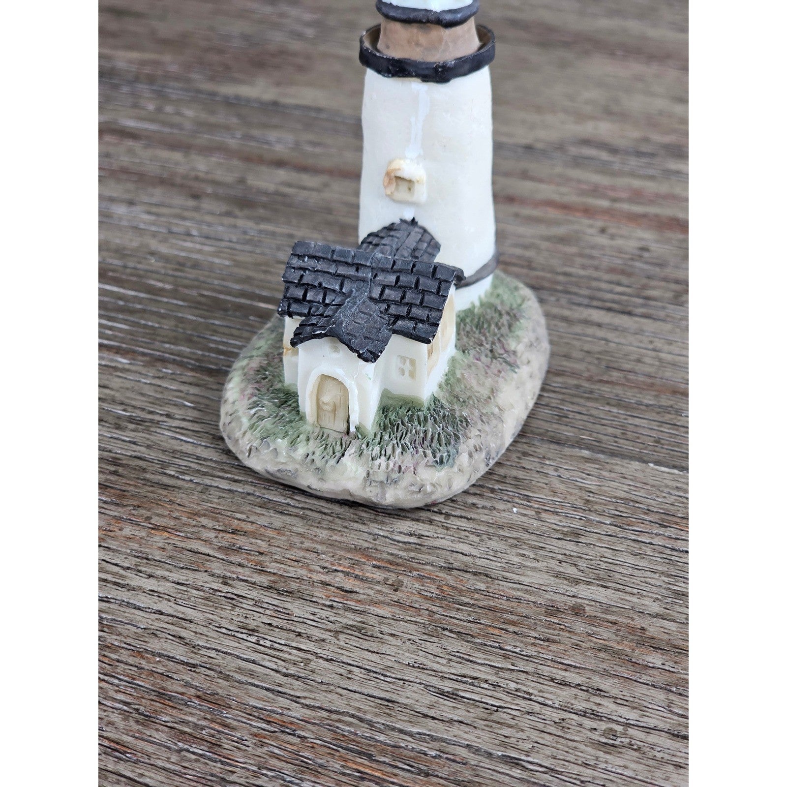 Mini Coastal Lighthouse Figurine Resin Nautical Decor Small Shelf Accent