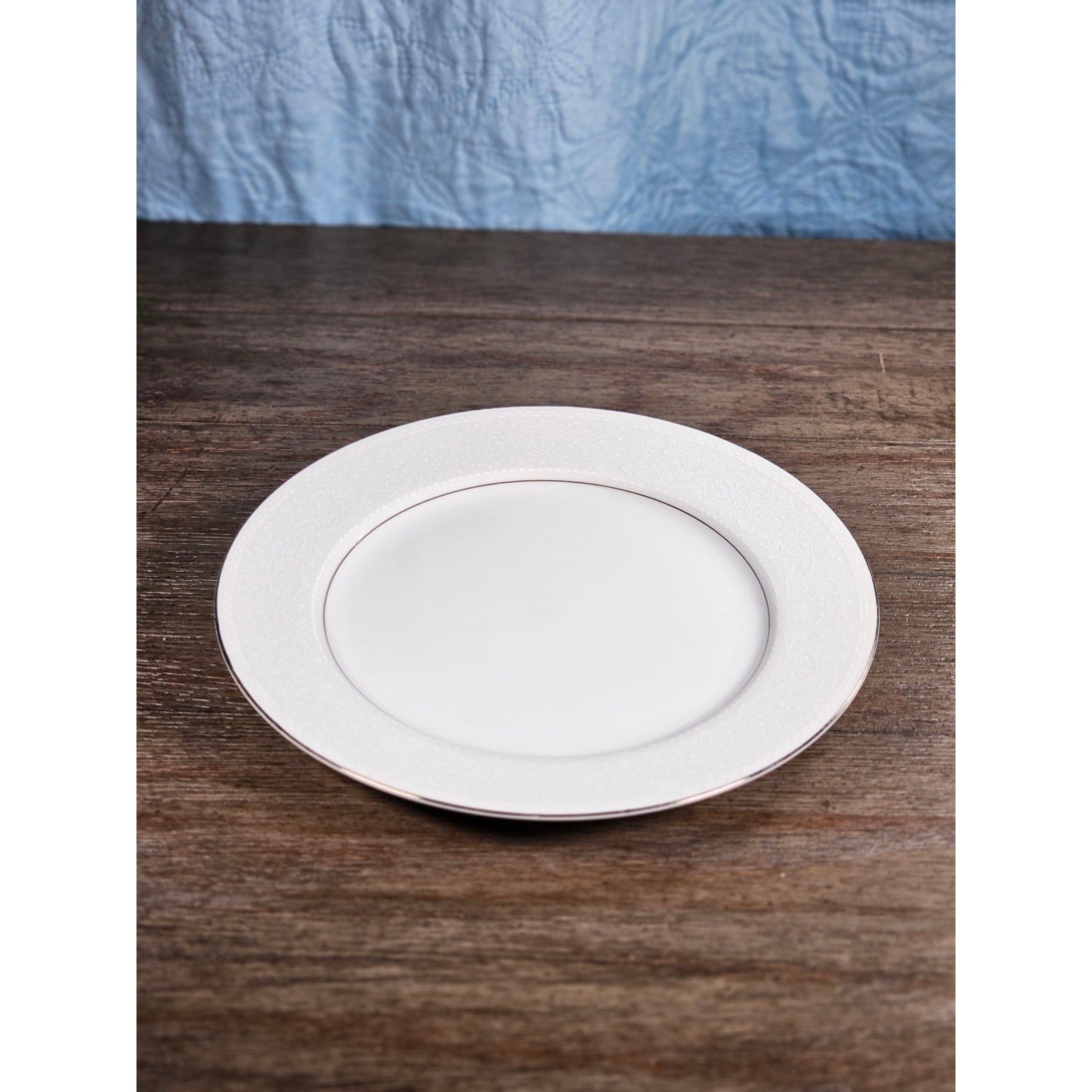 Mikasa Bridal Lace 10 Inch Dinner Plate White Fine China Japan