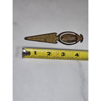 Atlantic City Bookmark Letter Opener Brass Souvenir