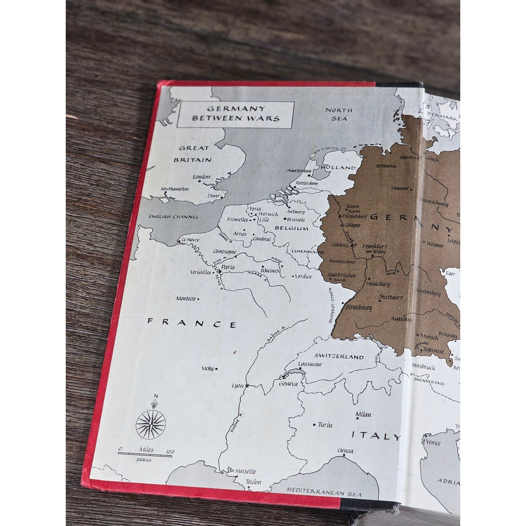 Adolf Hitler by John Toland 1976 Hardcover Biography Red Cloth