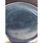 Vintage Towle Newburyport Pewter Bowl 10 Inch Floral Rim Serving Dish