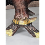 Vintage Bald Eagle Figurine Resin American Eagle Statue
