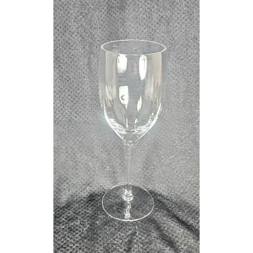 Vintage Crystal Wine Glass Clear Stemmed Barware 6.5"