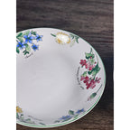 Vintage Majesticware Geranium Floral Bowls Set of 2 Sue Zipkin 8 Inch