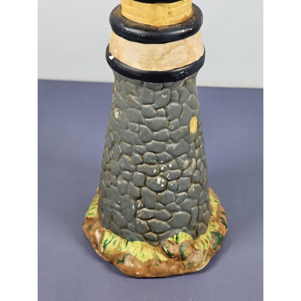 KS Collection Lighthouse Figurine Rock Texture Coastal Decor
