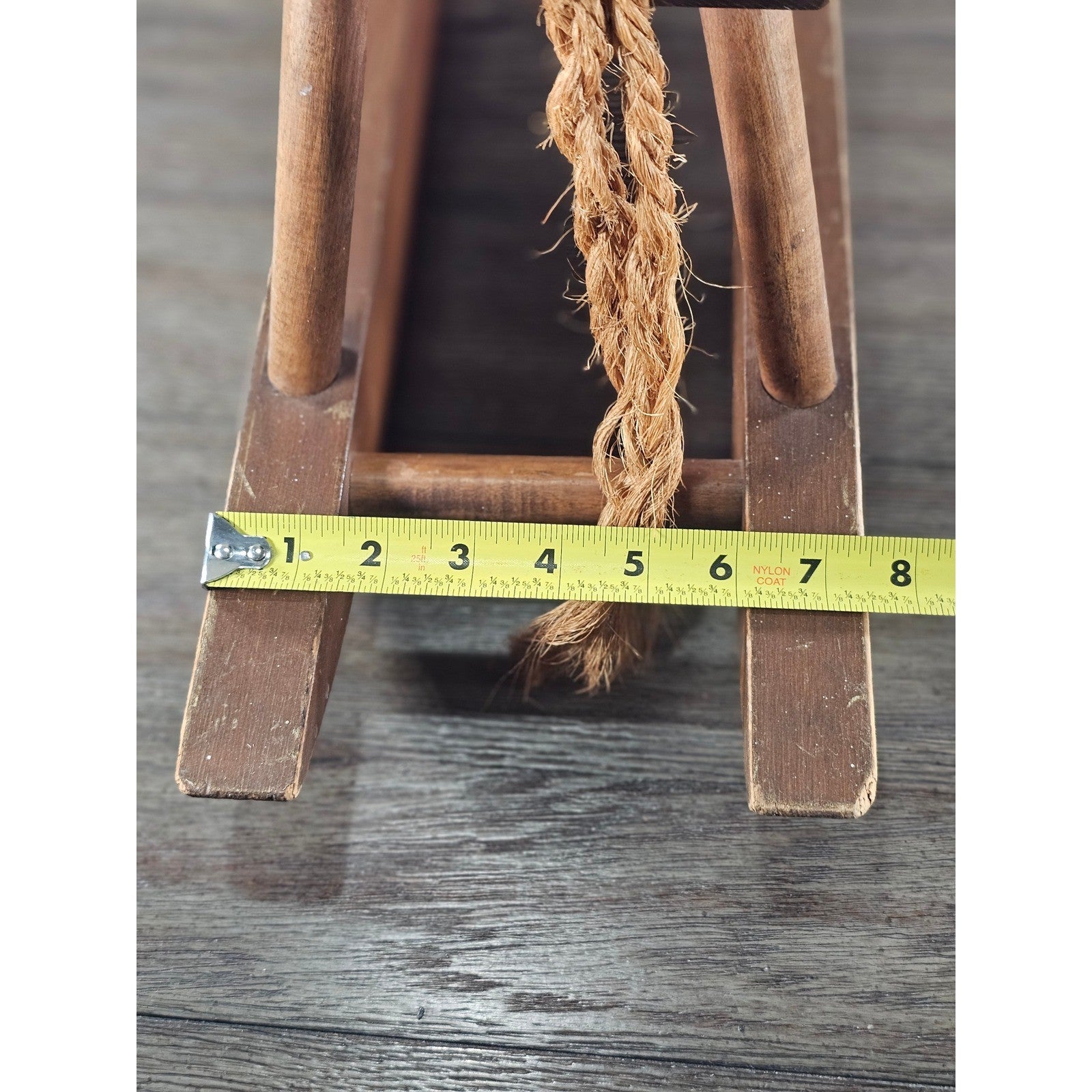 Colonial Wood Products Rocking Horse USA Rustic Nursery Decor