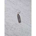 Vintage Sterling Silver Script Drop Earrings Dangle Pair